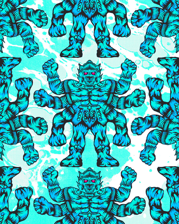 Cosmic Cruncher 8x10 print